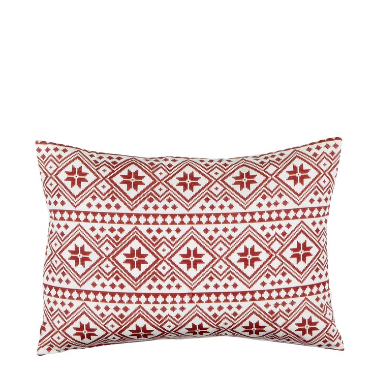Moltex Cushion Mette Red/White